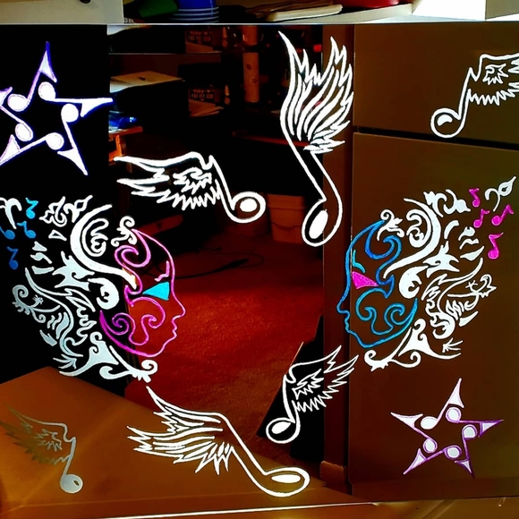 My etched mirror artwork one of a inf - Picture 3 of 16